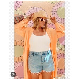 Show me your MuMu Sunset Long Cardi in Cantaloupe Knit